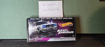 Buy 2019 Hot Wheels Premium Fast And Furious FAST REWIND BOX Set Real Riders • 85£