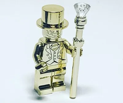 Buy Lego Chrome Plated Mr Gold Mini Figure RARE New!! • 109.95£