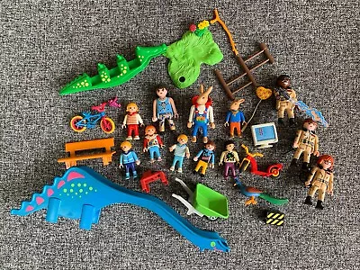 Buy Playmobil Figures Bundle Job Lot Bunnies Ghost Busters Figures Peacock Slide • 15£