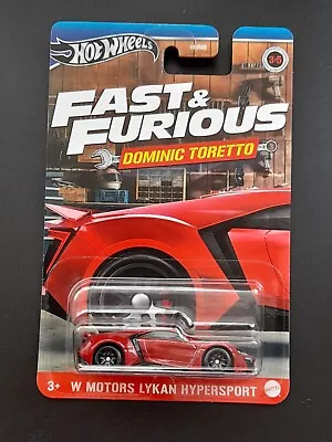 Buy Hot Wheels Fast And Furious Dominic Toretto W Motors Lykan Hypersport • 7.75£