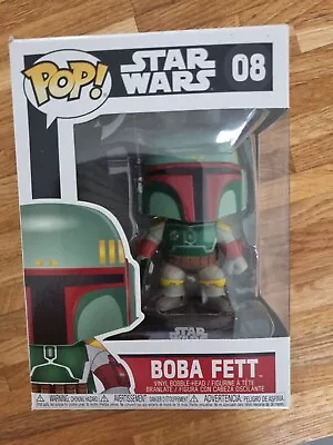 Buy Boba Fett Funko Pop 08 Boxed Figure - Brand New • 9.95£