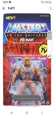 Buy He-MaN MOC Collection MOTU Masters Of The Universe Retro Action Figur Super7 • 100£