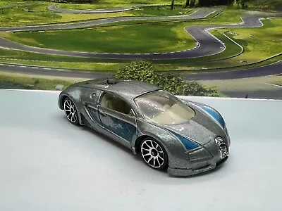 Buy Hot Wheels Bugatti Veyron Silver/Blue # • 7£