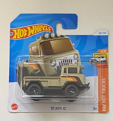 Buy Hot Wheels ~ '57 Jeep FC, Light Brown/Beige, Short Card.  More NEW Models Listed • 2.20£