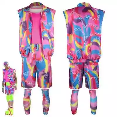 Buy Barbie Cosplay Costume Adult Halloween Ken Uniform Outfits Party Fancy Dress UK • 14.95£