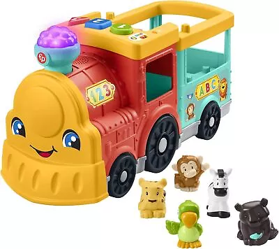 Buy Fisher-Price Little People Big ABC Animal Train, Push-along Toy Vehicle With Lig • 42.06£