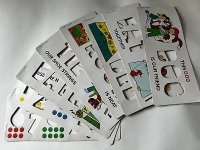 Buy Vintage 1972 Fisher Price School Play Desk 8 REPLACEMENT CARDS • 9.99£