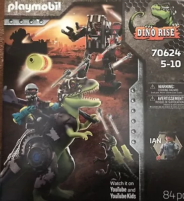 Buy Playmobil Dino Rise 70624 T-Rex Battle Of The Giants Play Set. New & Sealed. • 36.50£