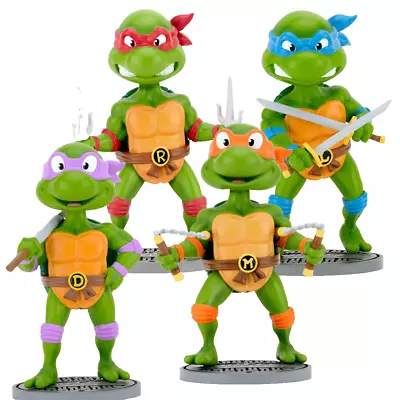 Buy Tmnt Ninja Turtles Head Knocker Bobble-Head Set NECA • 145.06£