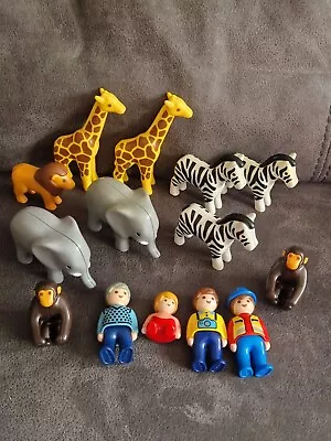 Buy Playmobil 123  Animals Zoo Figures Bundle • 8.99£