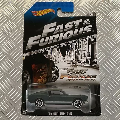 Buy Hot Wheels ‘67 Ford Mustang Fast & Furious 1:64 Mattel Diecast • 15£