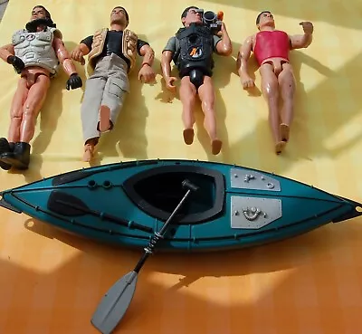 Buy Job Lot Vintage Action Man Figures & Canoe • 6.99£