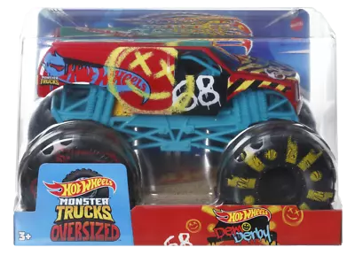 Buy Hot Wheels Monster Truck 1:24 Scale Toy Vehicle *Randomly Picked* • 10.99£