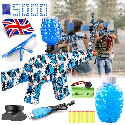 Buy Electric Gel Ball Blaster Electric Toy Gun With 5000 Gel Water Ammo Eco-Friendly • 13.59£