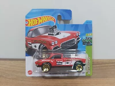 Buy Hot Wheels 62 Corvette Gasser Red 2023 Carded • 2.65£