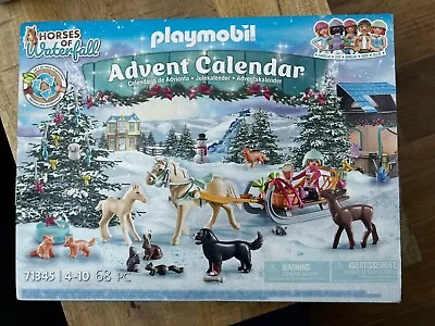 Buy PLAYMOBIL 71345 Advent Calendar - Christmas Sleigh Ride Horses Of Waterfall. • 24£