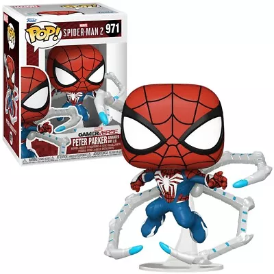 Buy Funko POP Spider-Man 2 Peter Parker (Advanced Suit) #971 Marvel Vinyl Figure New • 15.99£