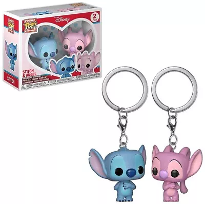 Buy Funko Pocket STITCH & ANGEL Pop! Disney Key Ring Chains NEW & IN STOCK UK NOW • 18.95£