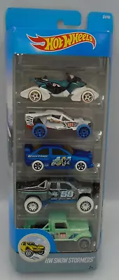 Buy Hot Wheels 5 Pack - HW SNOW STORMERS - CORKSCREW FORD ESCORT COSWORTH RALLY JEEP • 19.99£