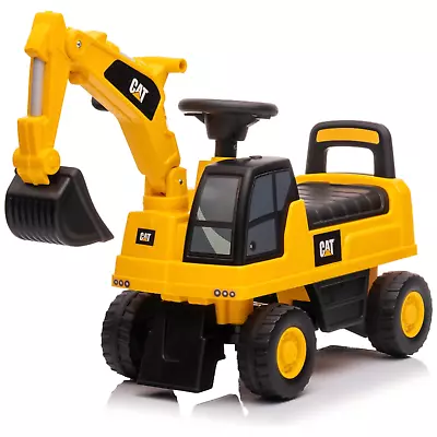 Buy Ride On Digger Car Toy Fisher Price Excavator Kids 2 3 4 5 6 + Year Old 25KG Max • 49.99£