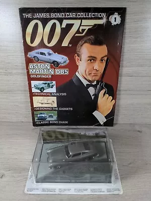 Buy Eaglemoss James Bond 007 Car - Aston Martin DB5 - Goldfinger  1:43 + Magazine #1 • 19.95£