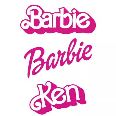 Buy Barbie Ken Doll Movie Inspired Logo Fancy Dress Party Iron On T-shirt Transfer • 2.99£