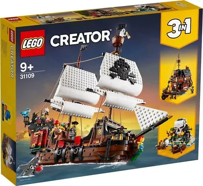 Buy LEGO 31109 PIRATE SHIP CREATOR 3in1 RARE SEALED COLLECTIBLE BNISB • 135.09£