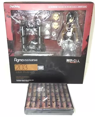 Buy Max Factory -Mikasa Ackerman- Figma 203 -Attack On Titan- Figure From Japan Rare • 135.08£