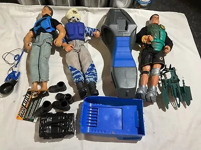 Buy Toys, Job Lot Of Vintage Action Man X3, Vehicle X1 And Bits & Pieces • 21.95£
