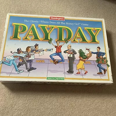 Buy Vintage Waddingtons Payday Boardgame 1994 ? Missing A Player Counter • 7£