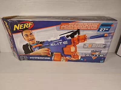 Buy NERF N-strike Elite Hyperfire Blaster With 25 Dart Drum Magazine Inc 50 Bullets  • 19.99£