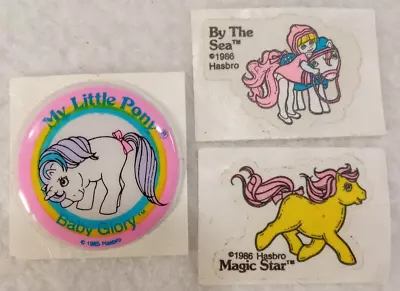 Buy My Little Pony BABY GLORY Puffy Sticker Hasbro 1985 Vtg G1 Magic Star By The Sea • 13.97£