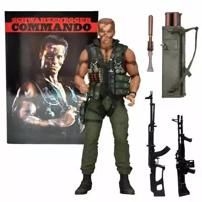 Buy UK NECA Ultimate Commando John Matrix Schwarzenegger 7  Action Figure Model Toys • 34.28£