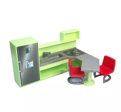 Buy Playmobil    Dolls House - Kitchen Furniture Unit - Chairs, Hob & Sink  -  NEW • 7.20£
