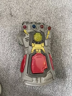 Buy Marvel Hasbro Thanos Silver Infinity Gauntlet Glove Fist Lights & Sounds 2018 • 5£