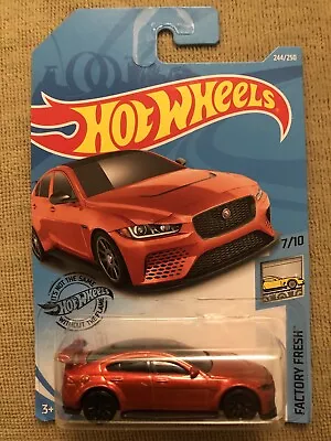 Buy Hot Wheels Jaguar XE SV Project 8 Bronze 244/250 Long Card New • 6£