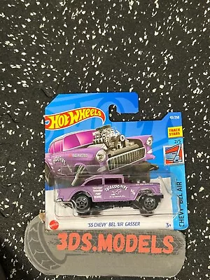 Buy GM CHEVY 55 BEL AIR GASSER PURPLE Hot Wheels 1:64 **COMBINE POSTAGE** • 2.95£