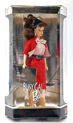 Buy 1995 Busy Gal Barbie Doll / Limited Edition Reproduction / Mattel 13675 / NrfB • 86.05£