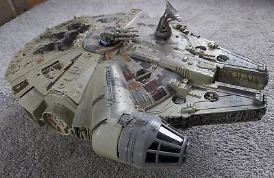 Buy 1990's POTF 2 Kenner Star Wars Figure Vehicle Electronic Millennium Falcon • 60£