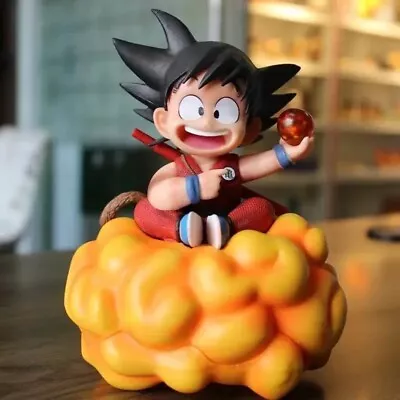 Buy Dragon Ball Z Goku Cloud Anime Figure Statue Model Toy Young Son 9.5cm • 8.99£