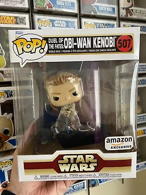 Buy Funko Pop Star Wars #507 Obi-Wan Kenobi Duel Of The Fates Amazon Exclusive Delux • 34.99£