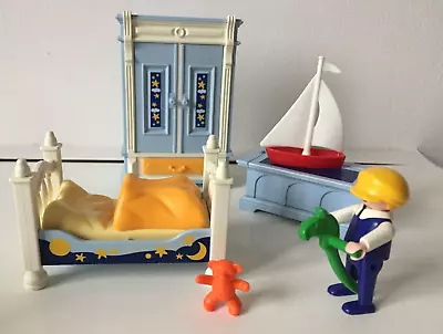 Buy Playmobil Victorian Mansion Little Boys (single) Bedroom Based On 5238 • 10£