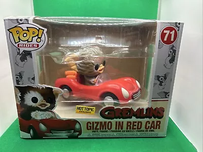 Buy Gremlins Gizmo In Red Car Funko Pop 71 Rides Boxed Rare Vaulted Special Edition • 69.99£