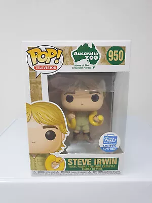 Buy Steve Irwin With Snake 950 Funko Shop Limited Edition Tele Pop Vinyl Australia • 25.99£