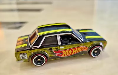 Buy Hot Wheels 2017 Collector Edition Datsun 510 Rubber Tires LOOSE • 12£