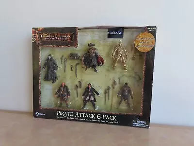 Buy Zizzle Pirates Of The Caribbean Pirate Attack Action Figure 6-Pack Box Set, POTC • 200£