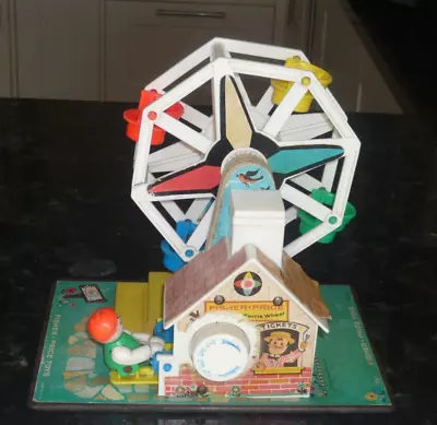 Buy FISHER PRICE Vintage Music Ferris Wheel 1966 Working With People • 19.99£