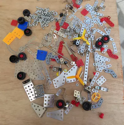 Buy Meccano Style Construction Set Pieces Free Delivery • 5£