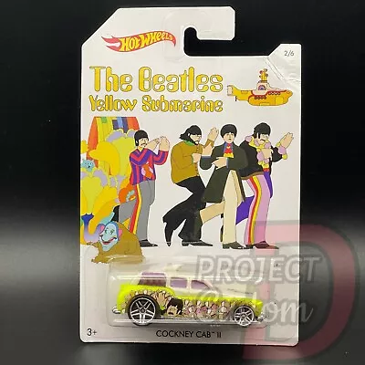 Buy Hot Wheels Cockney Cab II The Beatles Yellow Submarine Series 2015 2/6 • 9.99£