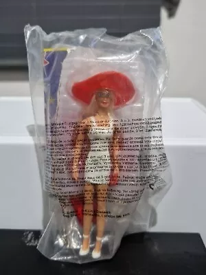 Buy Vintage 1999 Mc Donalds BARBIE In White With Red Sunhat & Red Dress - • 8£